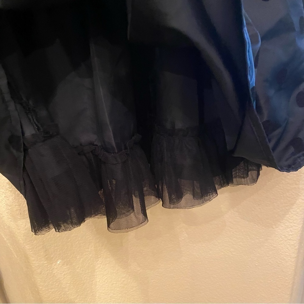 SOLD!! CHEROKEE Target Girls Black Polka Dot Pleated Skirt Size L(10/12) - Picture 6 of 9